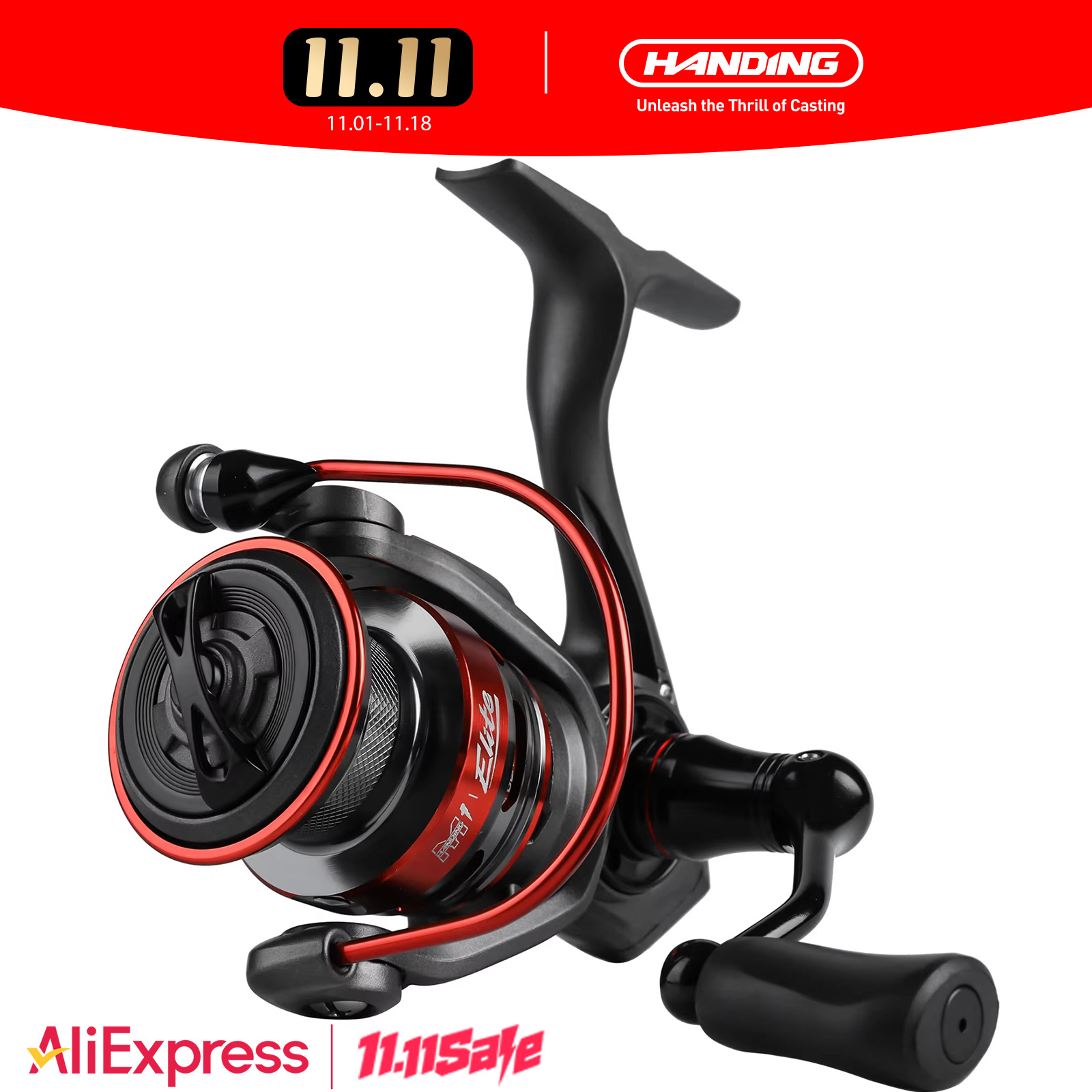 Kastking Reel Zephyr - HANDING Elite รอกตกปลาแบบสปินนิ่ง แรงต้านสูงสุด 6 กก.