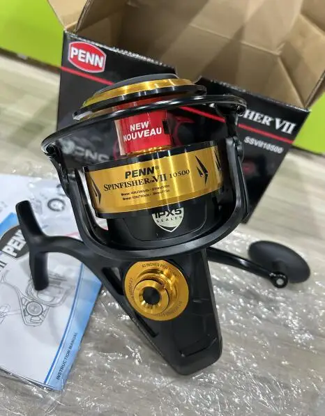 Penn Reel Spinfisher - รอกตกปลาสปินฟิชเชอร์ ssfreea 2500-10500ตัวโลหะ IPX5ปิดผนึกแบบดั้งเดิม100%