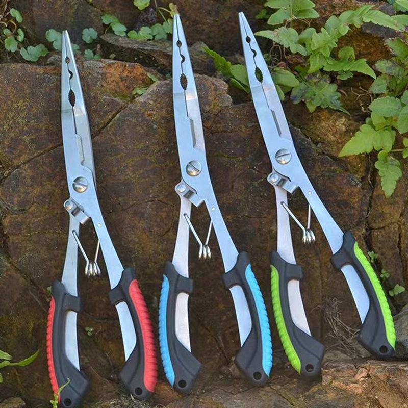 คีมตกปลาสแตนเลสสตีลแบบยาว ด้าม - Fishing Line Cutter บทวิจารณ์และราคา