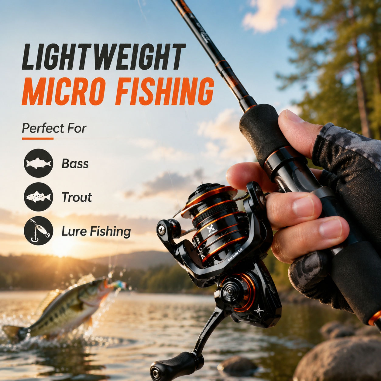 รอกสปินนิ่ง HASIDA Butterfly 8 - Kastking Reel Zephyr บทวิจารณ์และราคา