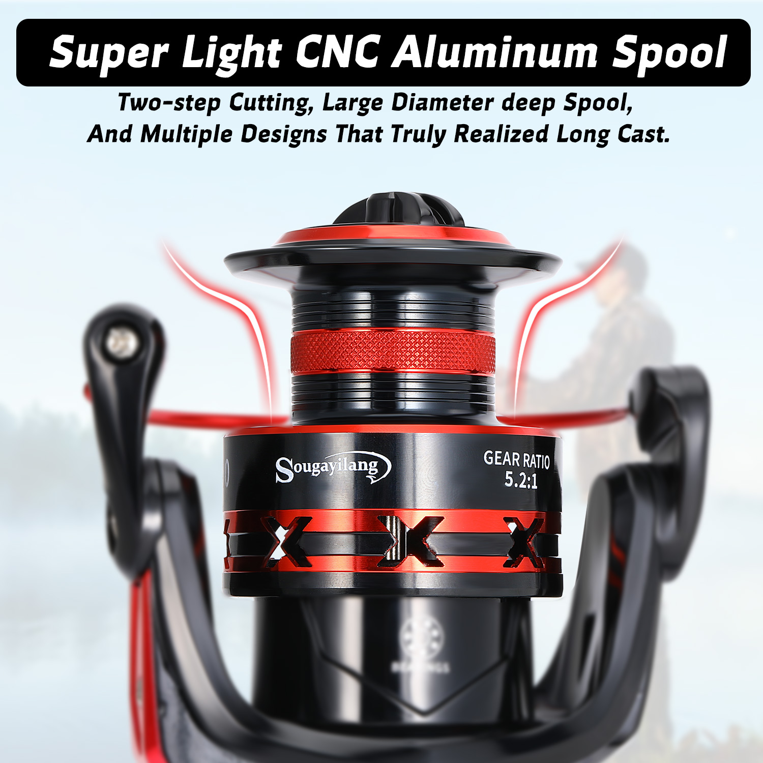 Sougayilang 1000-7000 SPINNING - Kastking Reel Zephyr บทวิจารณ์และราคา